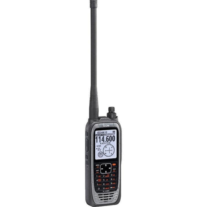 Transceptor VHF portátil Icom IC-A25N (NAV/COM/VOR e GPS)