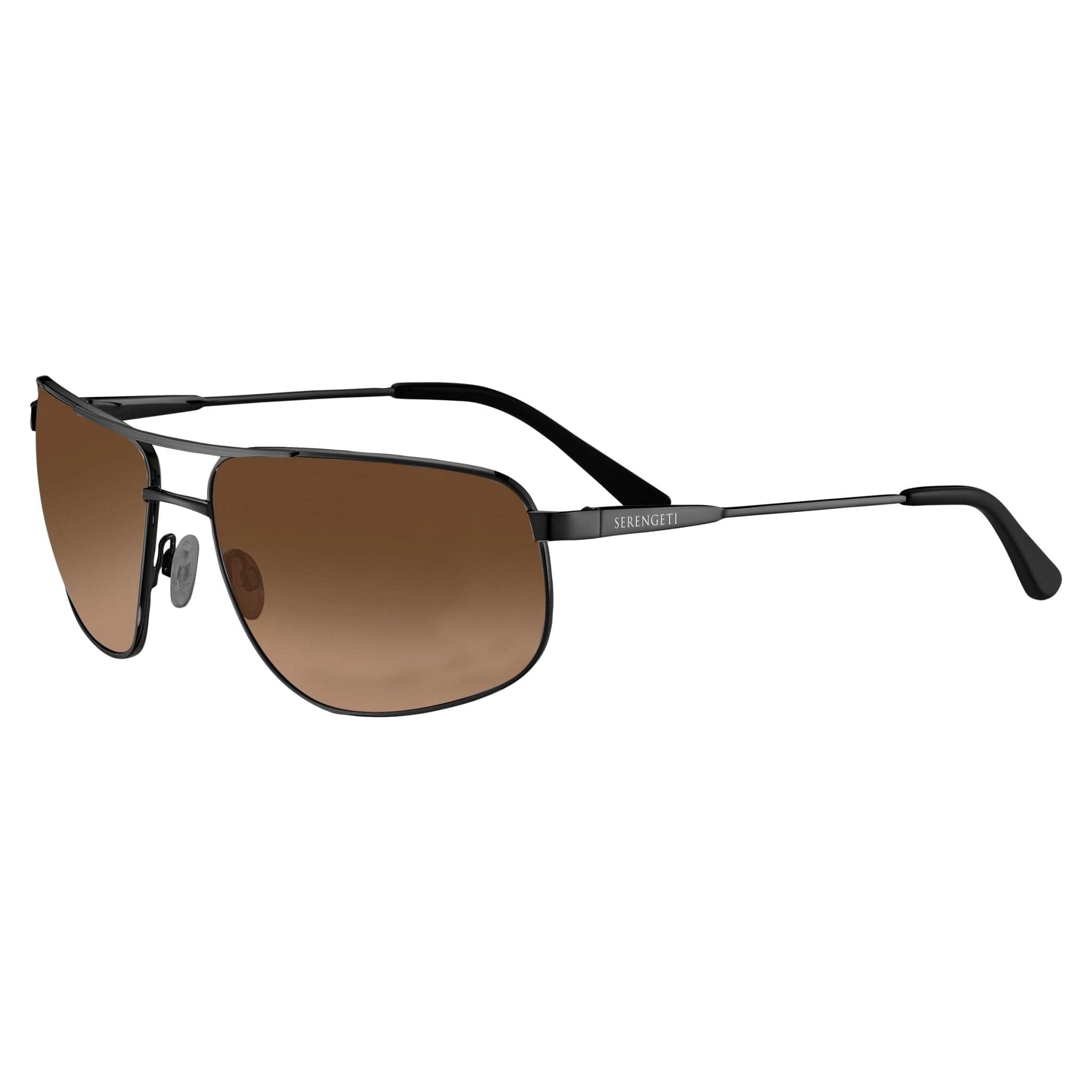 Buy Serengeti Brando Sunglasses, Satin Black Frame, Drivers Gradient Lens  at Amazon.in