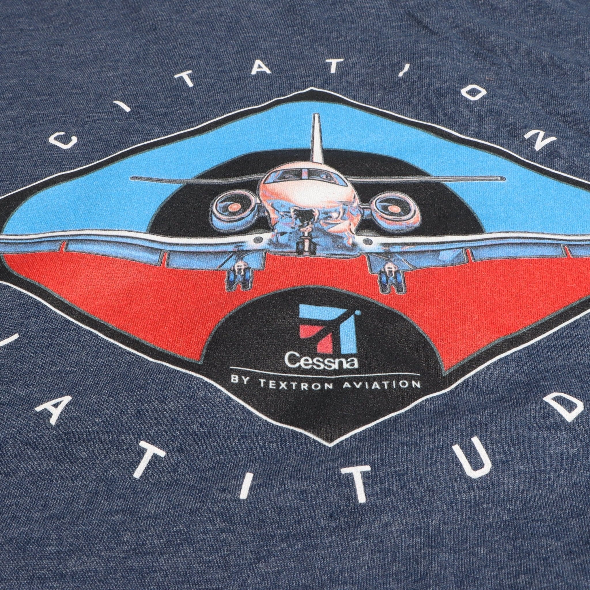 Aeroplane Apparel Company Shirts Cessna Citation Latitude Officially Licensed T-Shirt