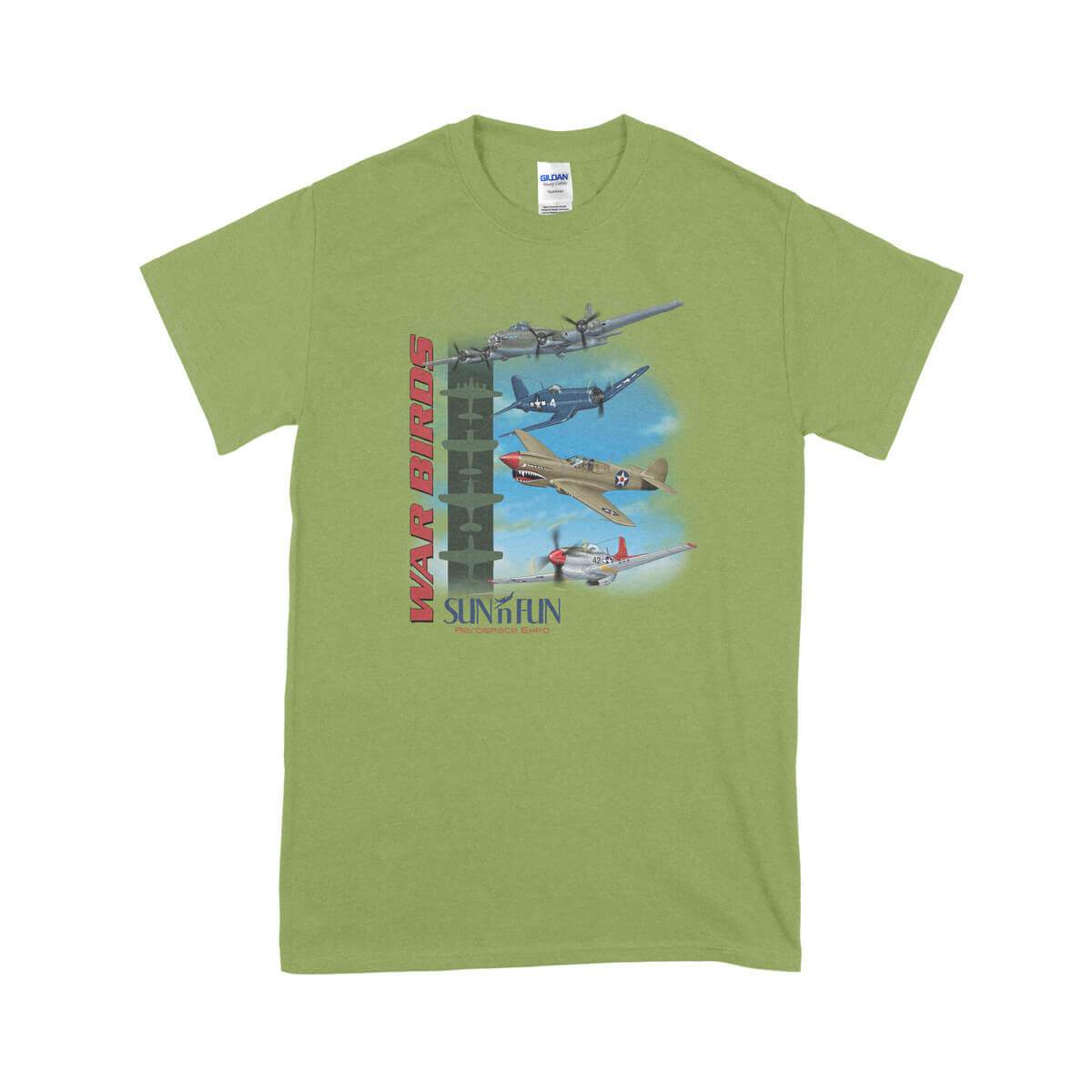 SUN 'n FUN Shirts Large / Kiwi Warbirds in Flight SUN 'n FUN T-Shirt