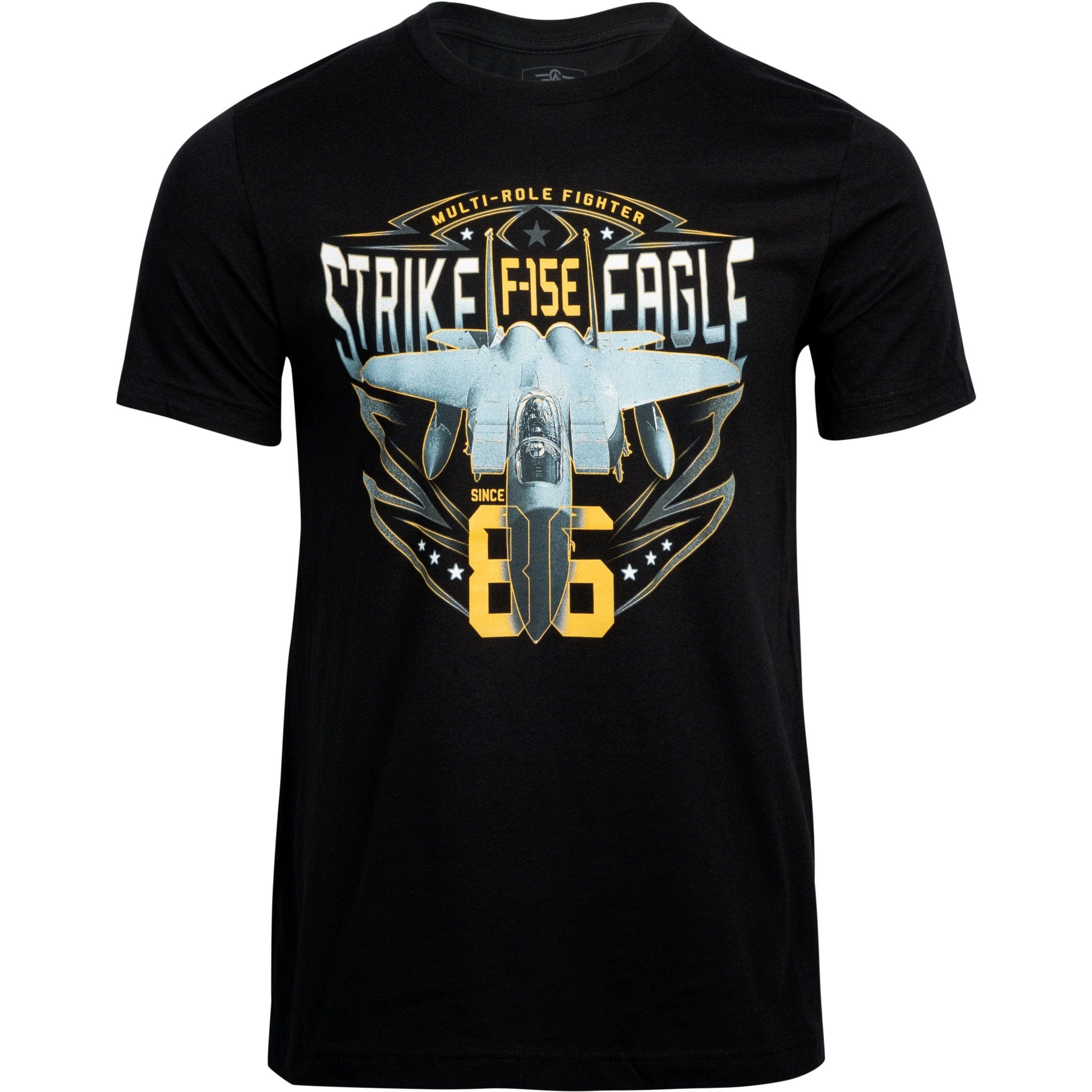 Aeroplane Apparel Company Shirts Small / Black Boeing F-15E Strike Eagle Officially Licensed Aeroplane Apparel Co. Men's T-Shirt