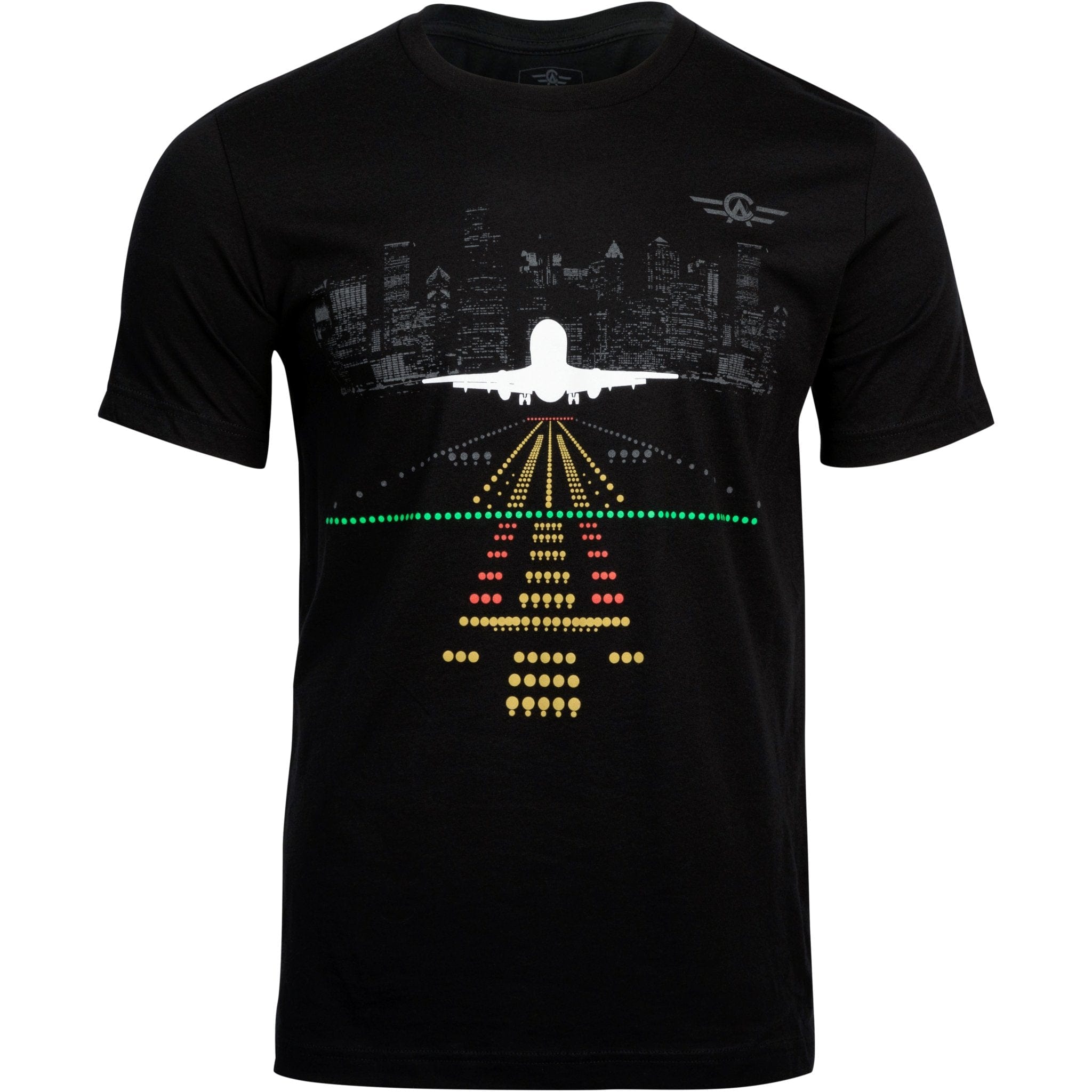 Aeroplane Apparel Company Shirts Small / Black City Skyline Aeroplane Apparel Co. Men's T-Shirt