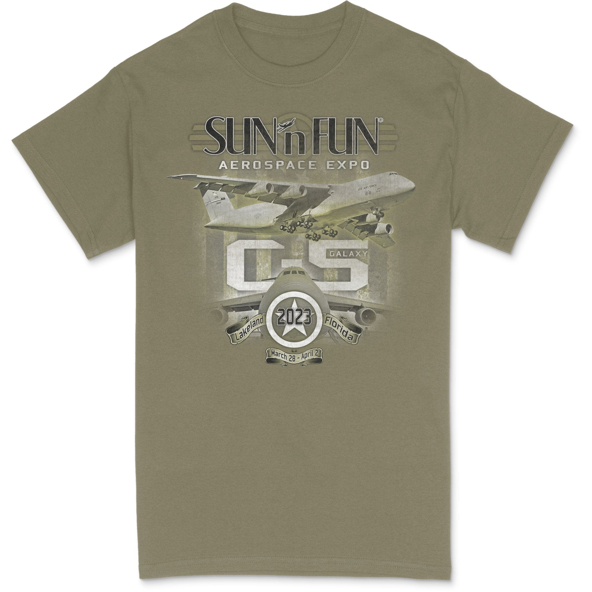 SUN 'n FUN Shirts Small / Military Green C-5 Galaxy SUN 'n FUN 2023 T-Shirt