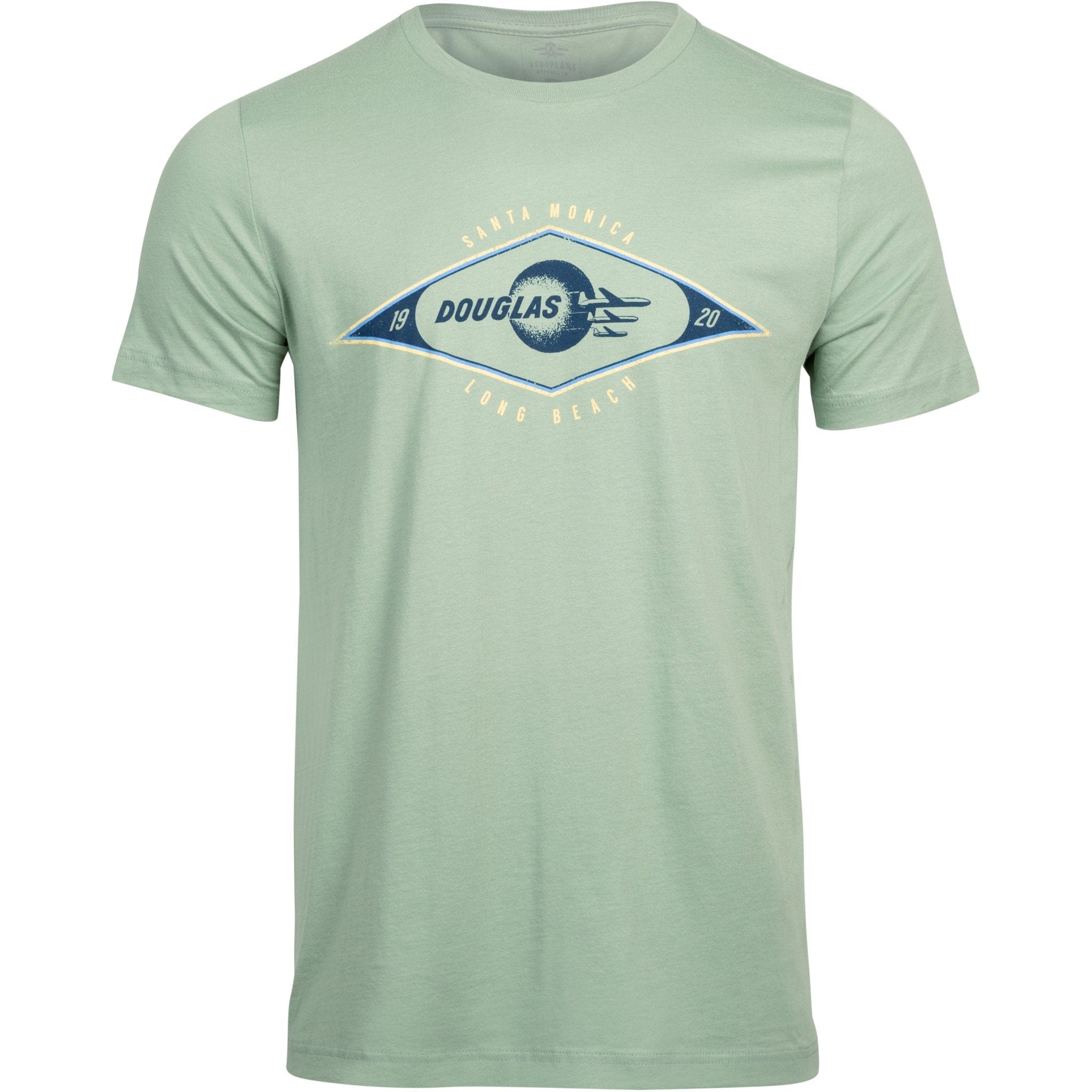 Aeroplane Apparel Company Shirts Small / Sage Green Douglas EST 1920 Officially Licensed Aeroplane Apparel Co. Men's T-Shirt