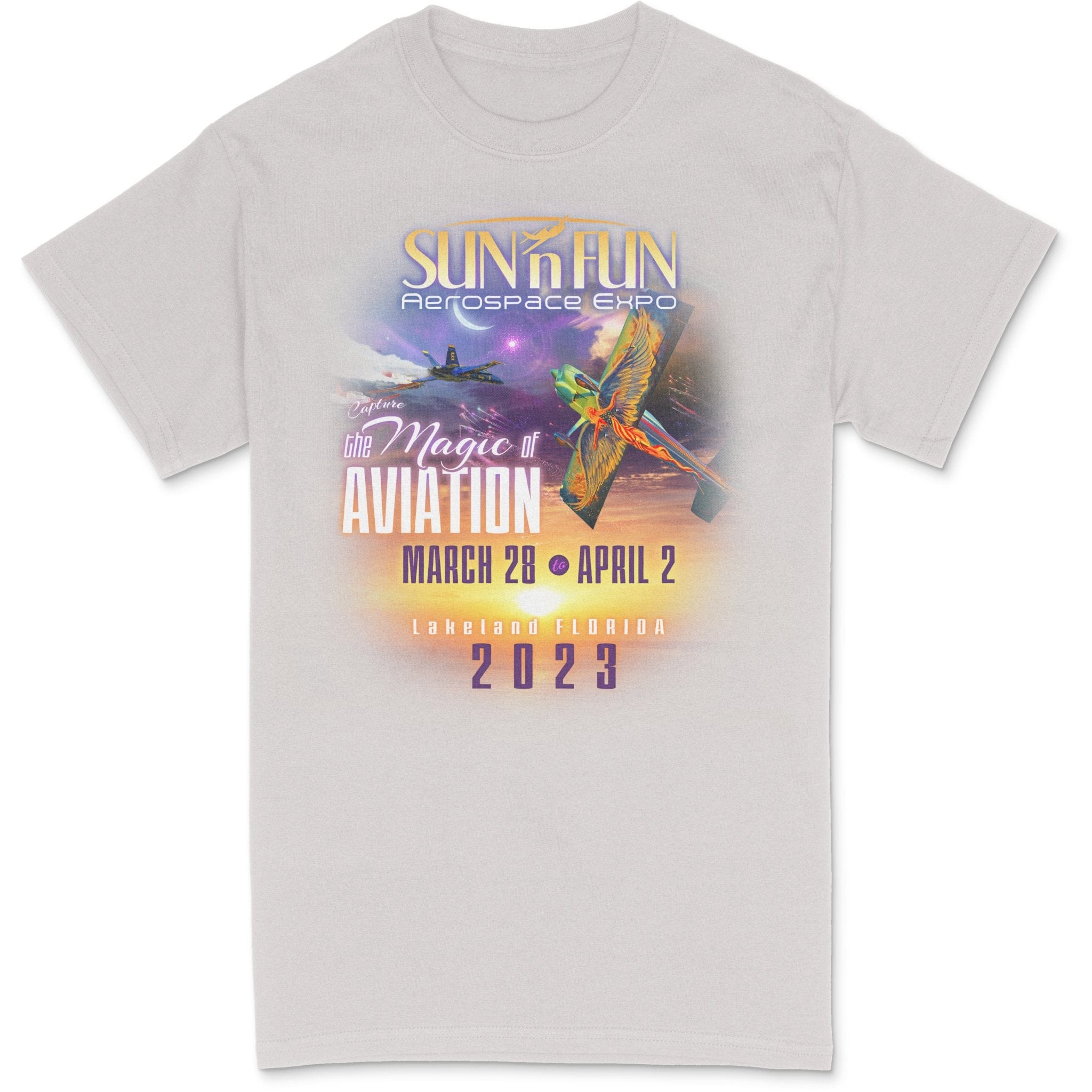 SUN 'n FUN Shirts Small / Silver The Magic of Aviation SUN 'n FUN 2023 T-Shirt