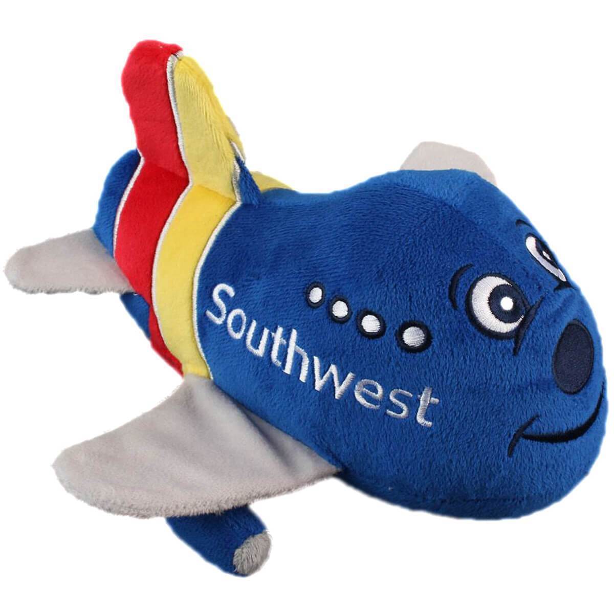 DaRon Southwest Airlines Plush Toy Airplane with Sound