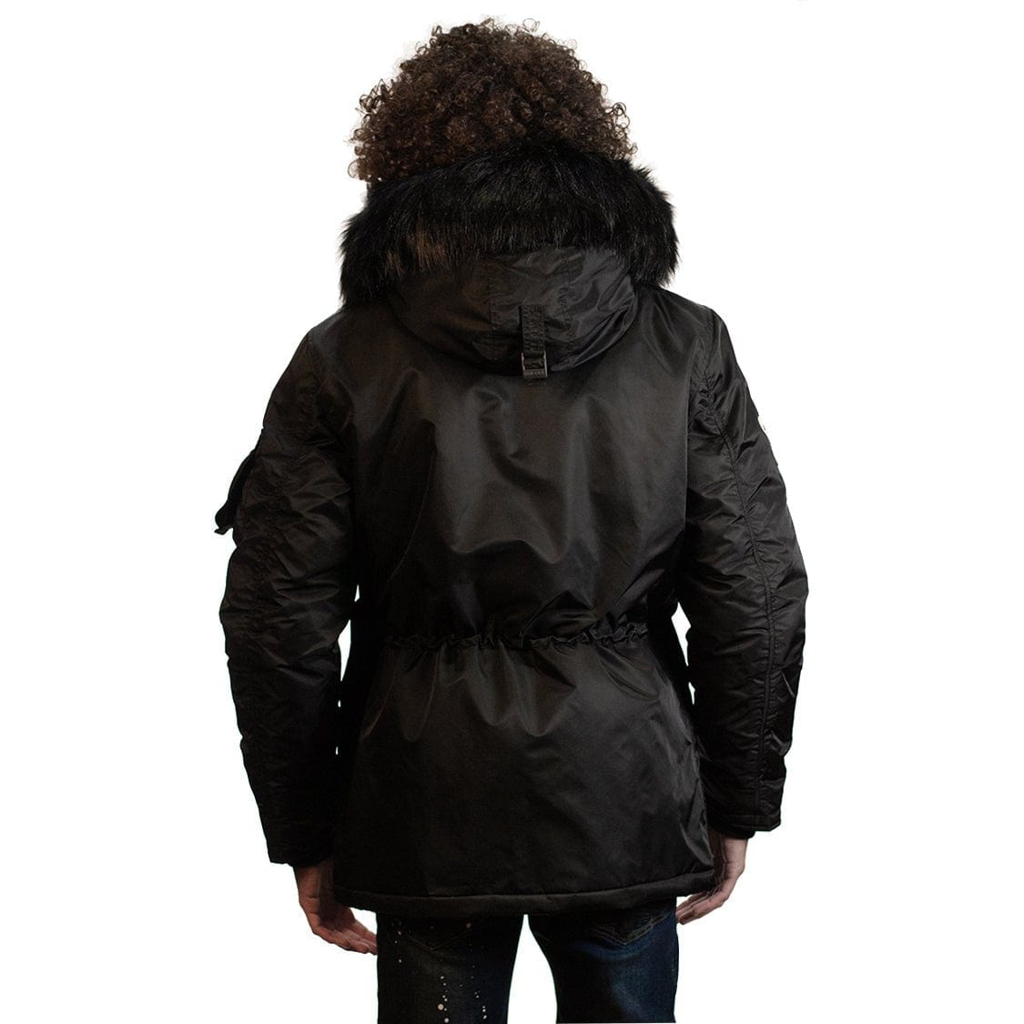 Barbour international ergo sales parka wax jacket