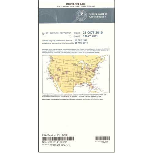 AeroNav Products VFR Terminal Aeronautical Charts FAA Chicago Terminal - 02/20/25 thru 04/17/25