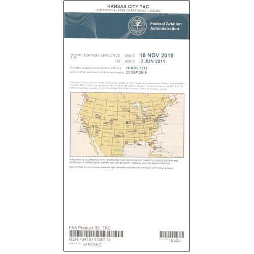 AeroNav Products VFR Terminal Aeronautical Charts FAA Kansas City Terminal - 02/20/25 thru 04/17/25