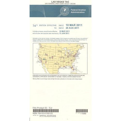 AeroNav Products VFR Terminal Aeronautical Charts FAA Las Vegas Terminal - 02/20/25 thru 04/17/25