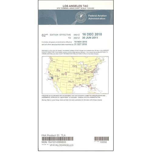 AeroNav Products VFR Terminal Aeronautical Charts FAA Los Angeles Terminal - 02/20/25 thru 04/17/25