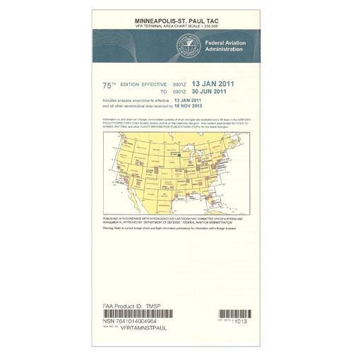 AeroNav Products VFR Terminal Aeronautical Charts FAA Minneapolis Terminal - 02/20/25 thru 04/17/25