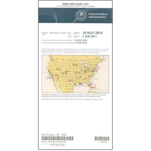 AeroNav Products VFR Terminal Aeronautical Charts FAA New Orleans Terminal - 02/20/25 thru 04/17/25