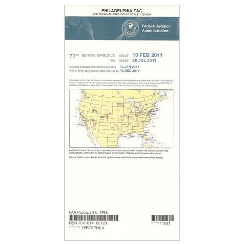 AeroNav Products VFR Terminal Aeronautical Charts FAA Philadelphia Terminal - 02/20/25 thru 04/17/25