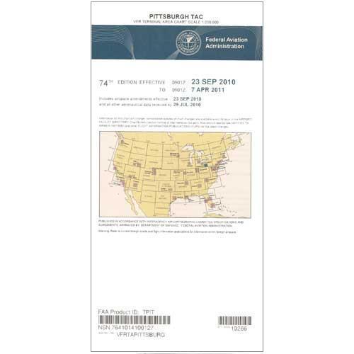 AeroNav Products VFR Terminal Aeronautical Charts FAA Pittsburgh Terminal - 02/20/25 thru 04/17/25