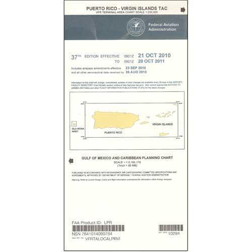 AeroNav Products VFR Terminal Aeronautical Charts FAA Puerto Rico Terminal - 02/20/25 thru 04/17/25