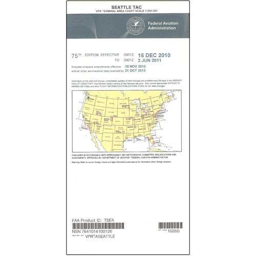 AeroNav Products VFR Terminal Aeronautical Charts FAA Seattle Terminal - 02/20/25 thru 04/17/25