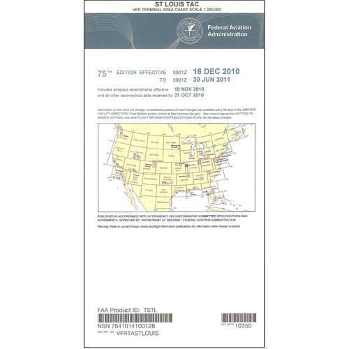 AeroNav Products VFR Terminal Aeronautical Charts FAA St Louis Terminal - 02/20/25 thru 04/17/25