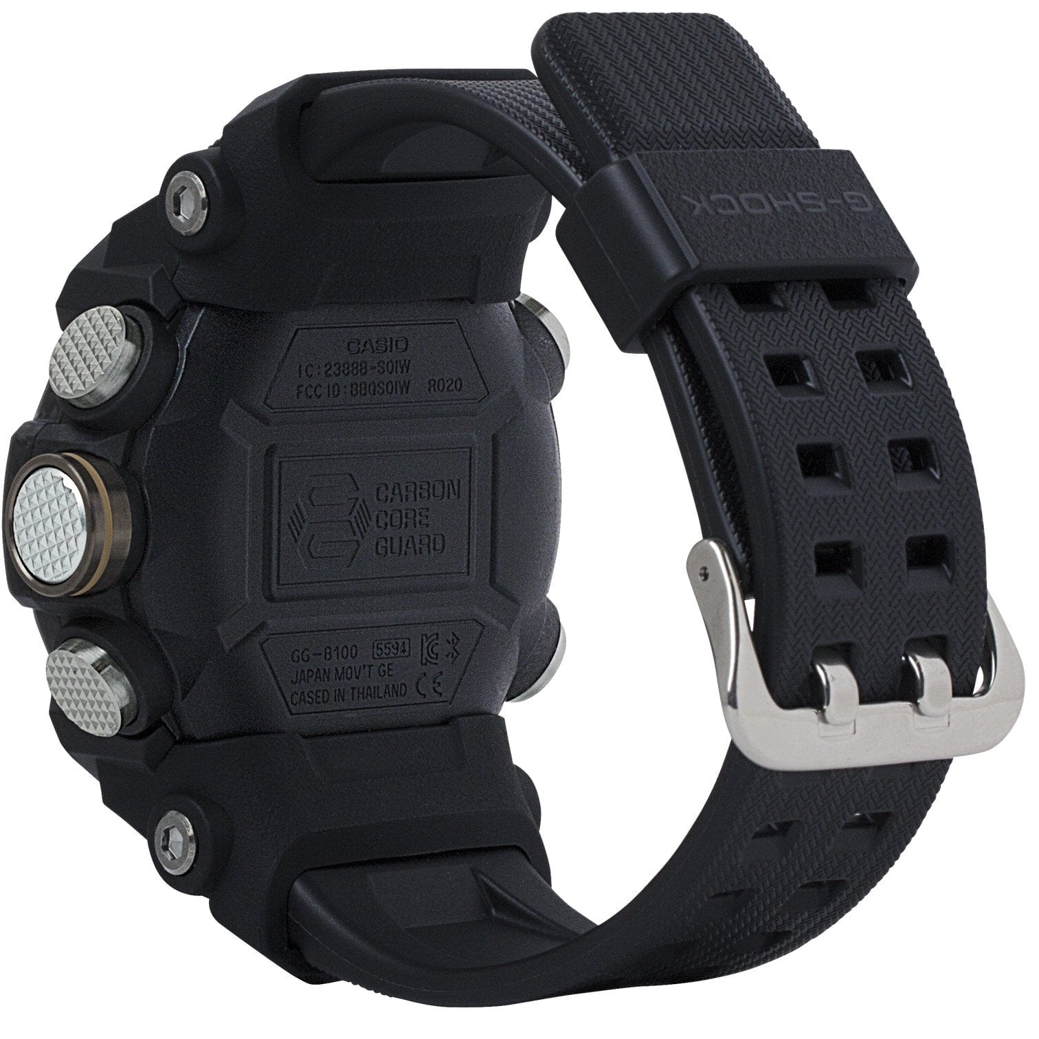 Casio Watches Casio Mudmaster G-Shock with Quad Sensor Black Resin Watch GGB100-1A