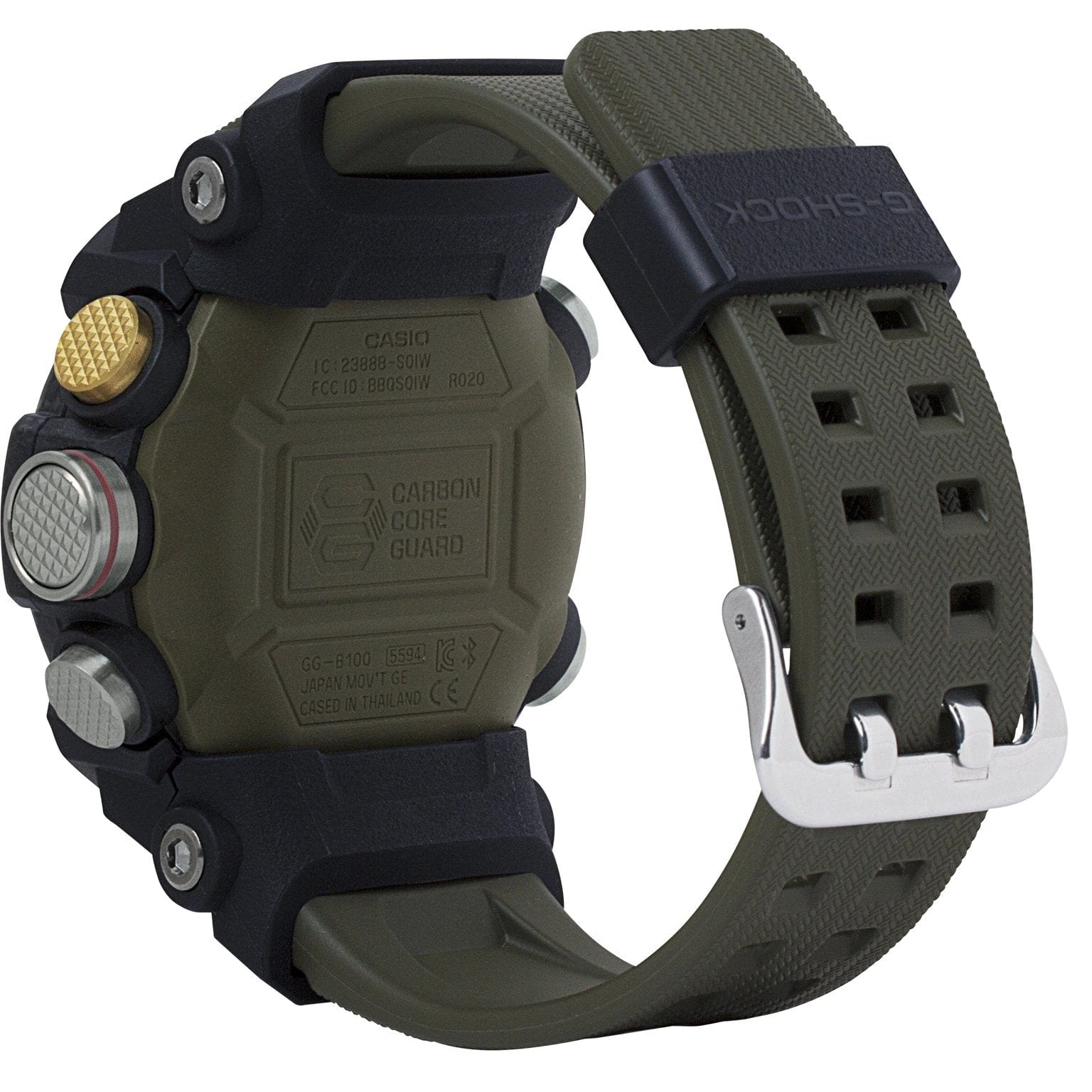 Casio Watches Casio Mudmaster G-Shock with Quad Sensor Green Resin Watch GGB100-1A3